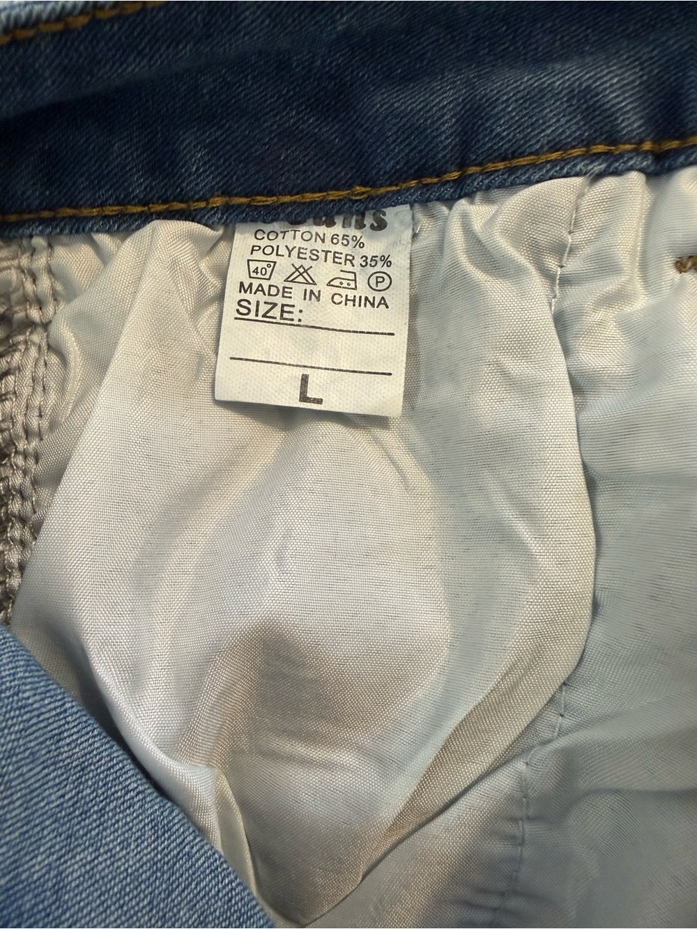 Women Size Large Jeans - High Waisted Wide Leg - Picture 3 of 7